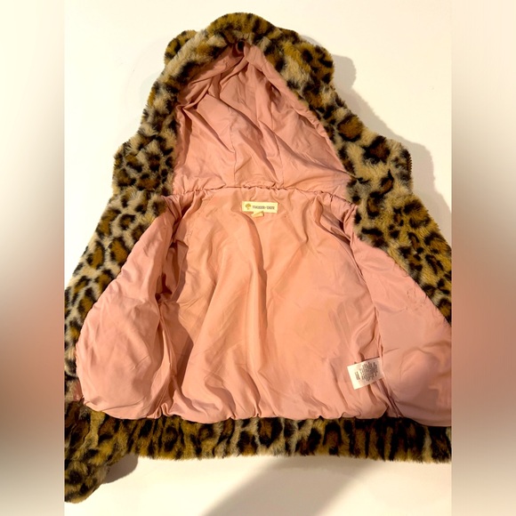 Nordstroms Tucker + Tate Fur Animal Print Coat - Picture 2 of 9